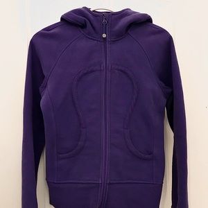 Lululemon purple Scuba Zip-up Hoodie